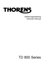 Thorens TD-800-Owners-Manual-DE 